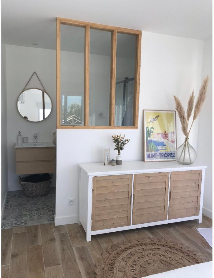 Chambre indépendante dans pool house Le Mas-dʼAgenais Extérieur photo